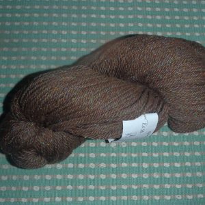 250 yd. Skein of Rosa, 3-ply Worsted weight Shetland Wool Yarn, small % Rose Firestar nylon added